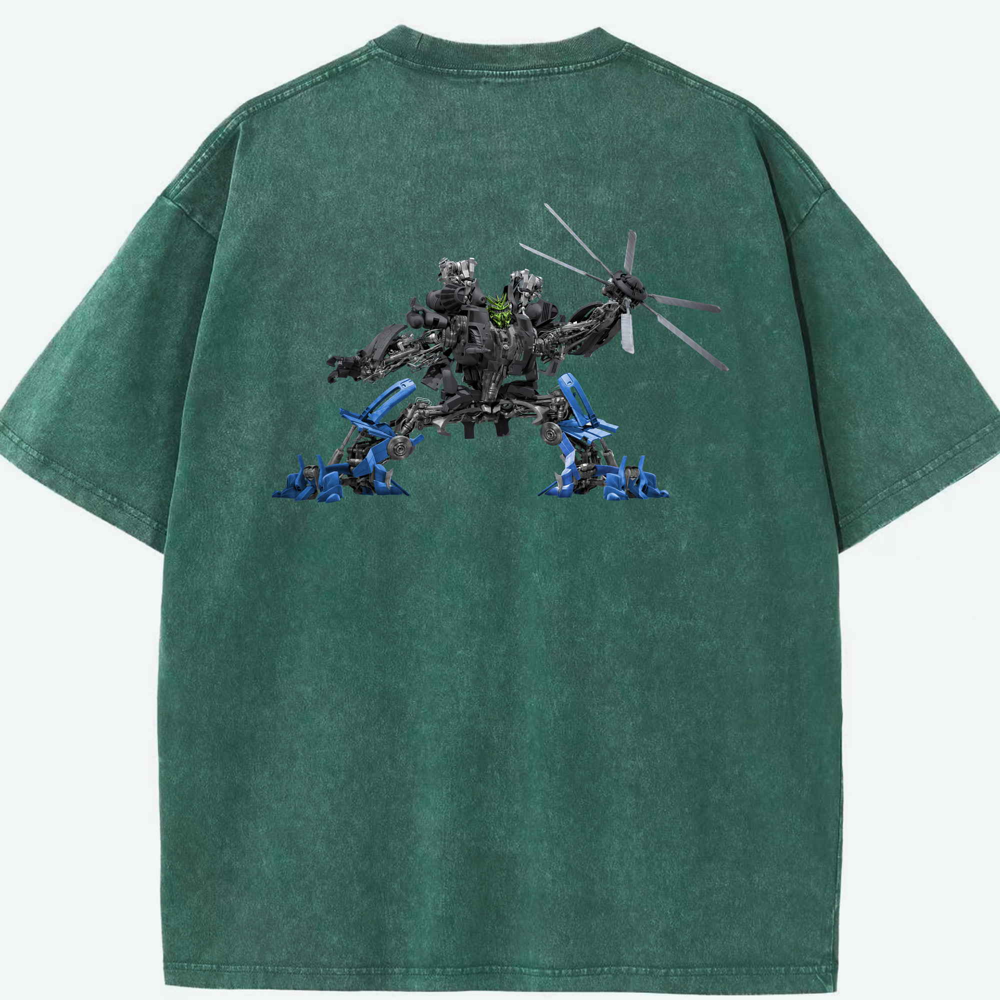 Transformers トランスフォーマー 綿100% ヴィンテージ風 半袖Tシャツ（背面プリント）